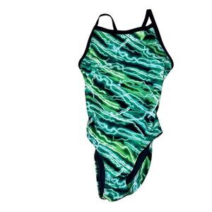 Beautiful women Sporti HydroLast Flash Thin Strap One Piece Swimsuit One-Piece S